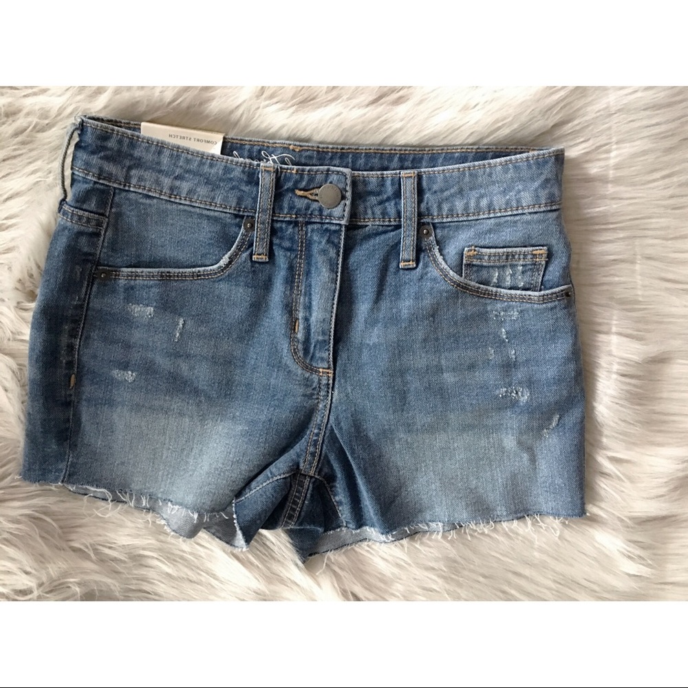 NWT High Rise Shortie Shorts - Picture 2 of 6